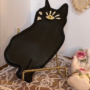 Chic Black Cat Key /Coin Purse Marc By Marc Jacob’s